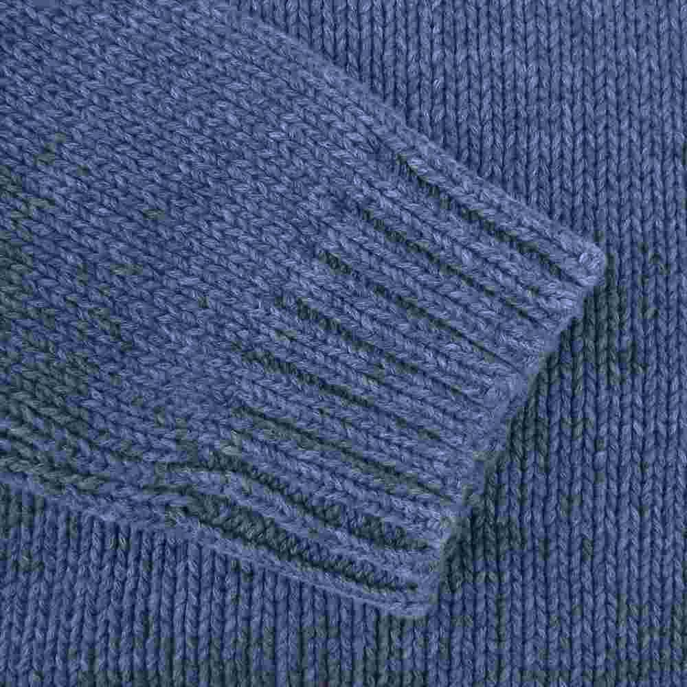 TENDERLOIN テンダーロイン V-NECK COTTON KNIT Vネック ニット セーター ブルー ネイビー系 L【中古】