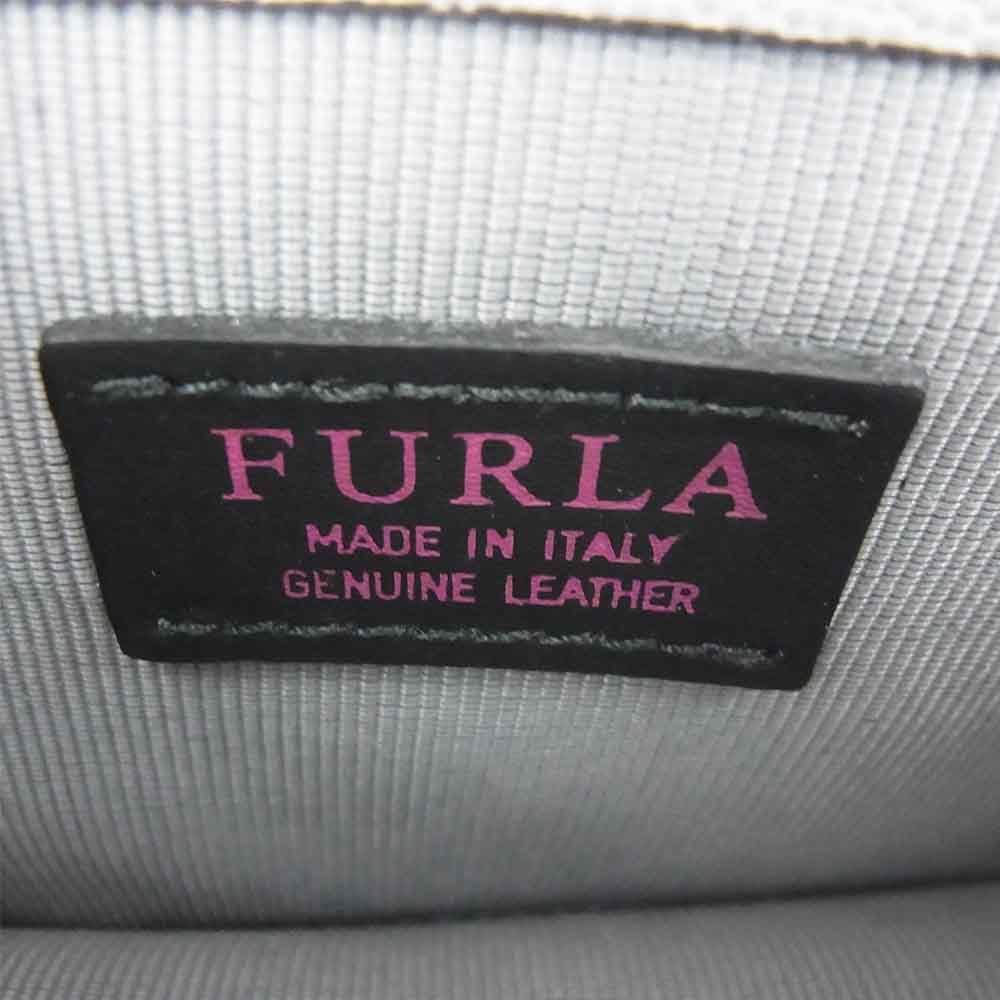 Furla フルラ チェーンショルダー グレー系【中古】
