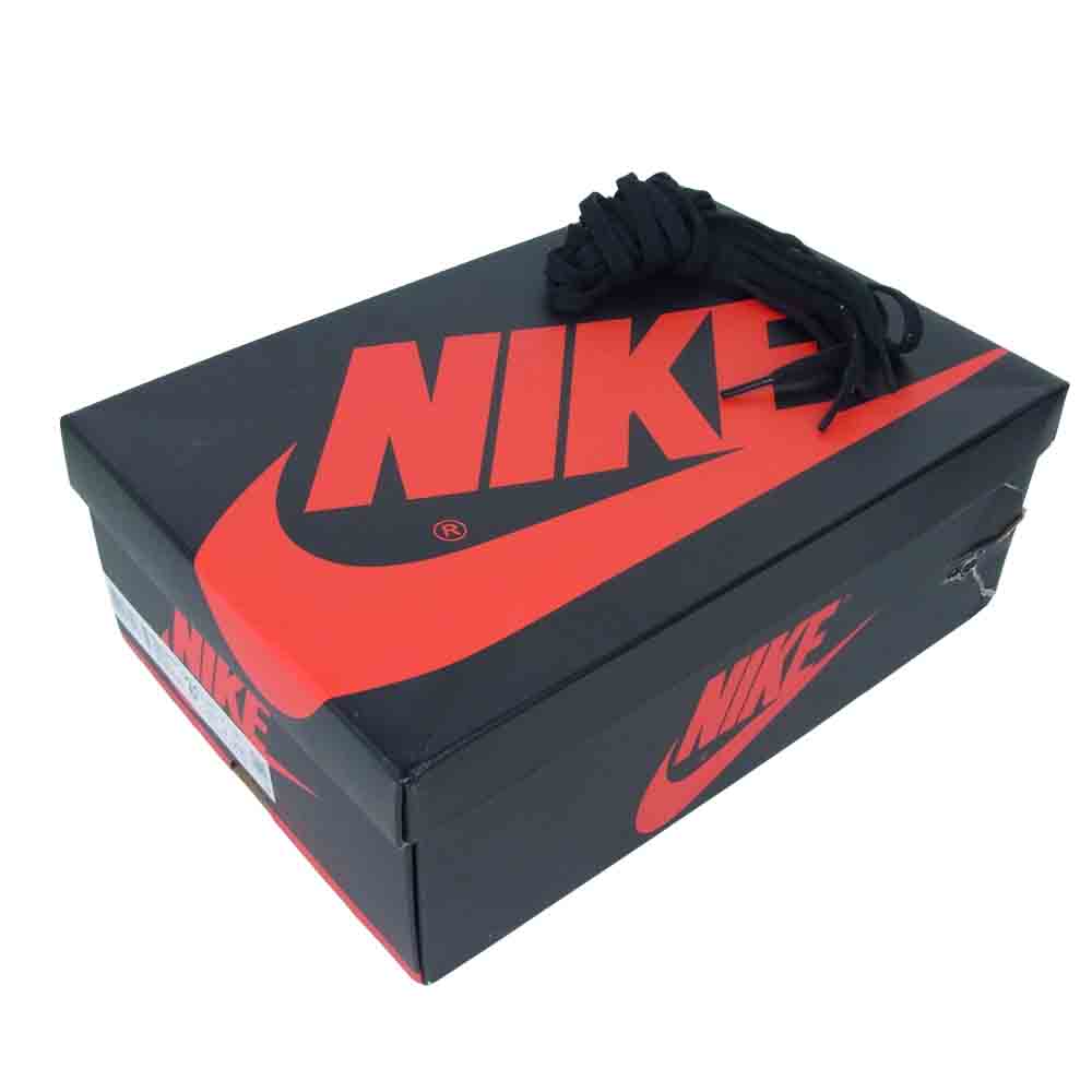NIKE ナイキ CD0461-016 WMNS AIR JORDAN 1 HIGH OG SATIN BLACK TOE ウィメンズ エアジョーダン ワン ハイ 23.5cm【中古】