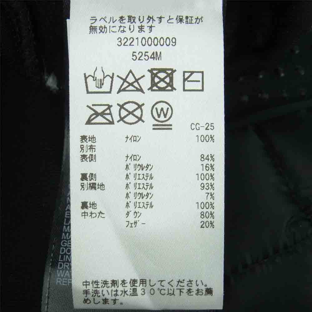 CANADA GOOSE カナダグース ロゴ ダウン ナイロン グローブ 手袋 カナダ製 ブラック系 M【中古】