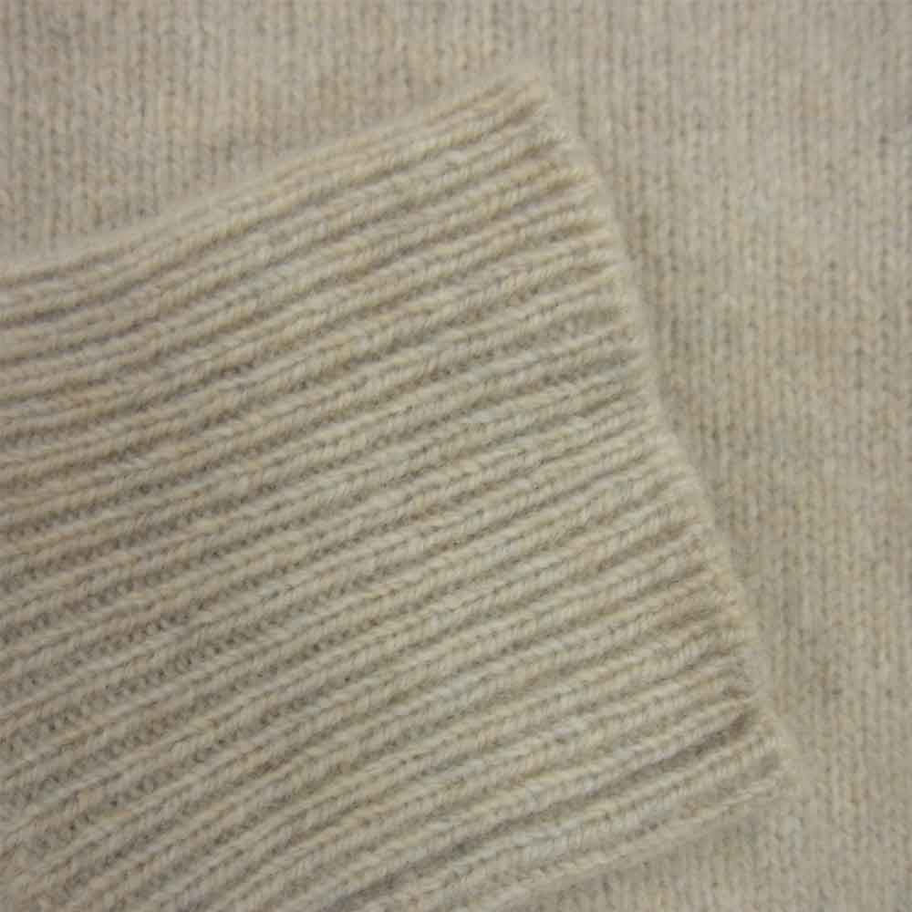 COMOLI コモリ 19AW Q03-06007 RAMS WOOL CREW NECK KNIT ラムズ ウール クルーネック ニット ベージュ系 2【中古】
