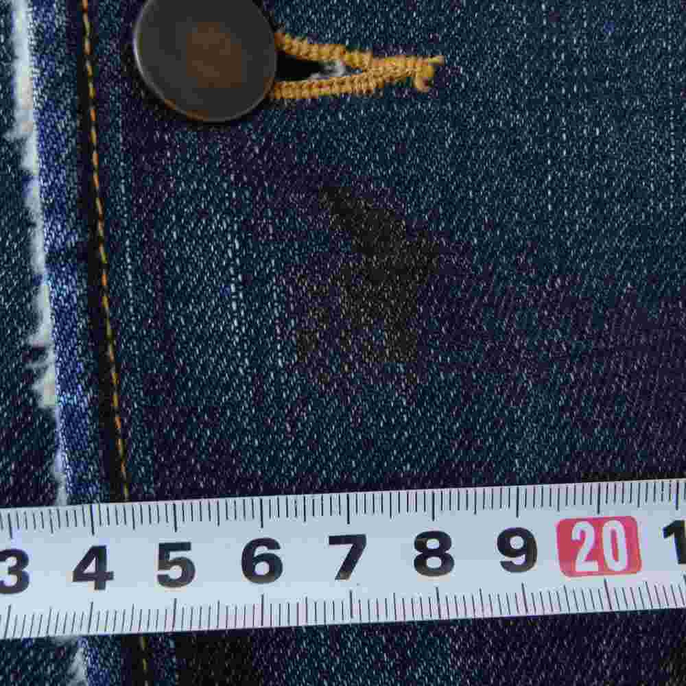 NUMBER(N)INE ナンバーナイン F07-NNJ004B Lunch jacket 裏ボア デニム ランチ ジャケット インディゴブルー系 3【中古】