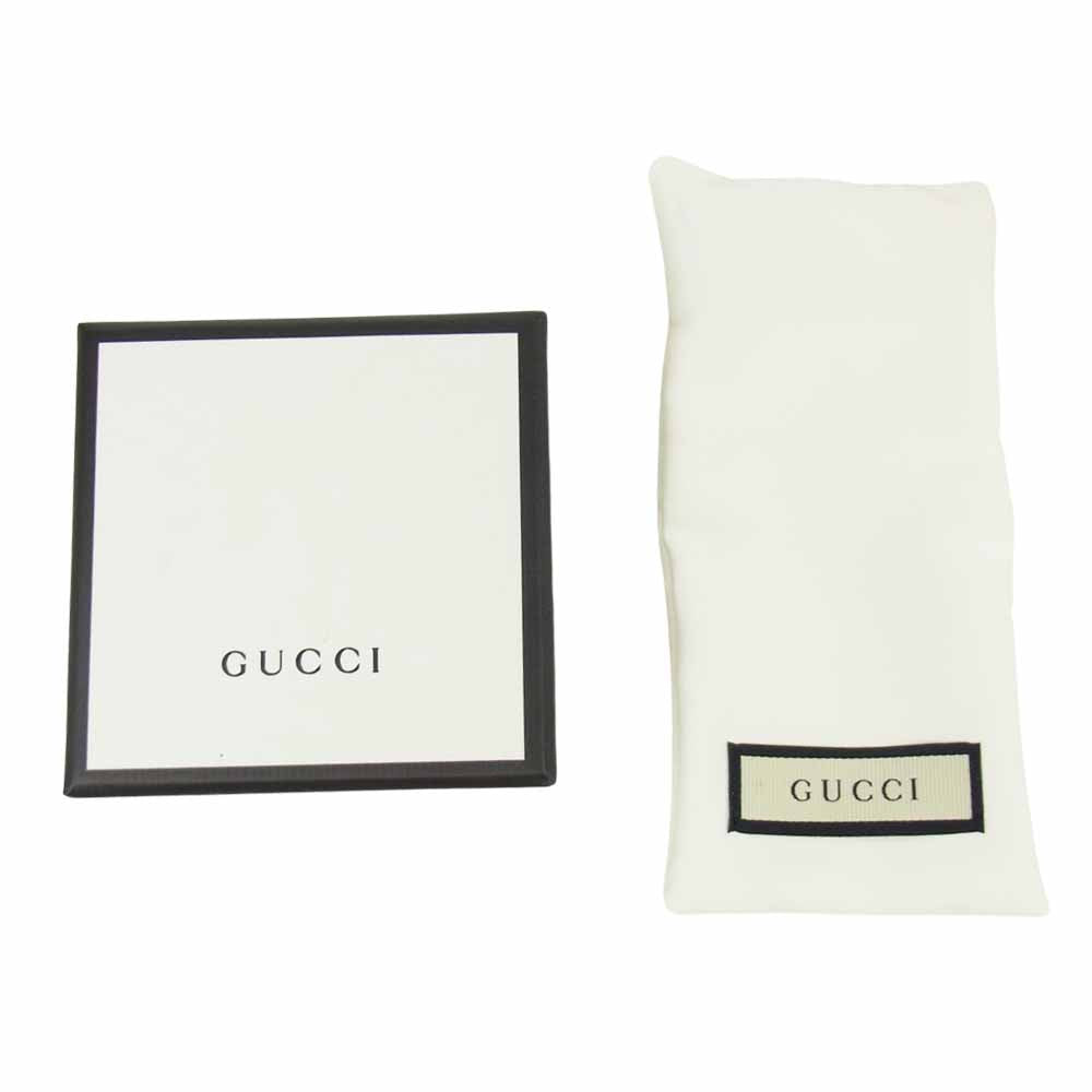GUCCI グッチ ガーデンシリーズ アラベスクパターン ダブルG バックル リング シルバー系 14【中古】