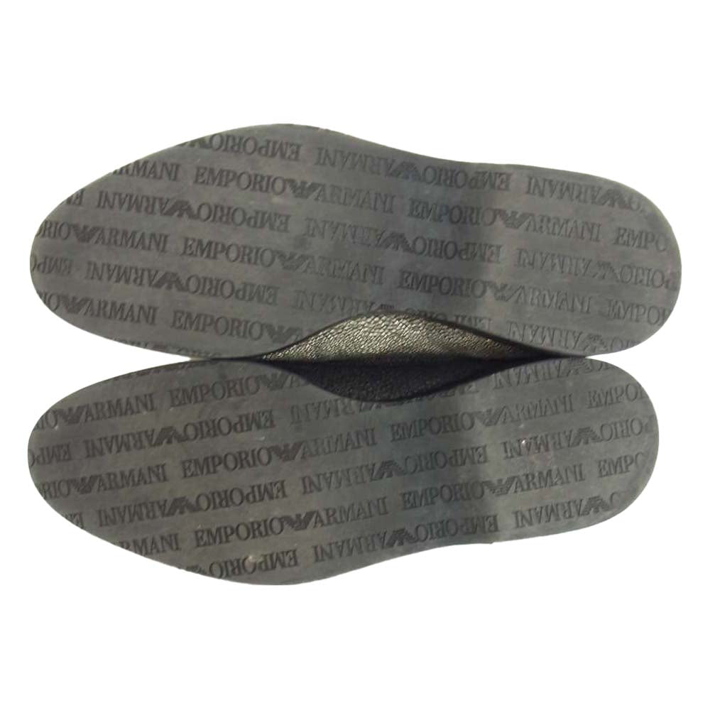 Emporio Armani エンポリオ・アルマーニ Uチップ シューズ ブラック系 8【中古】
