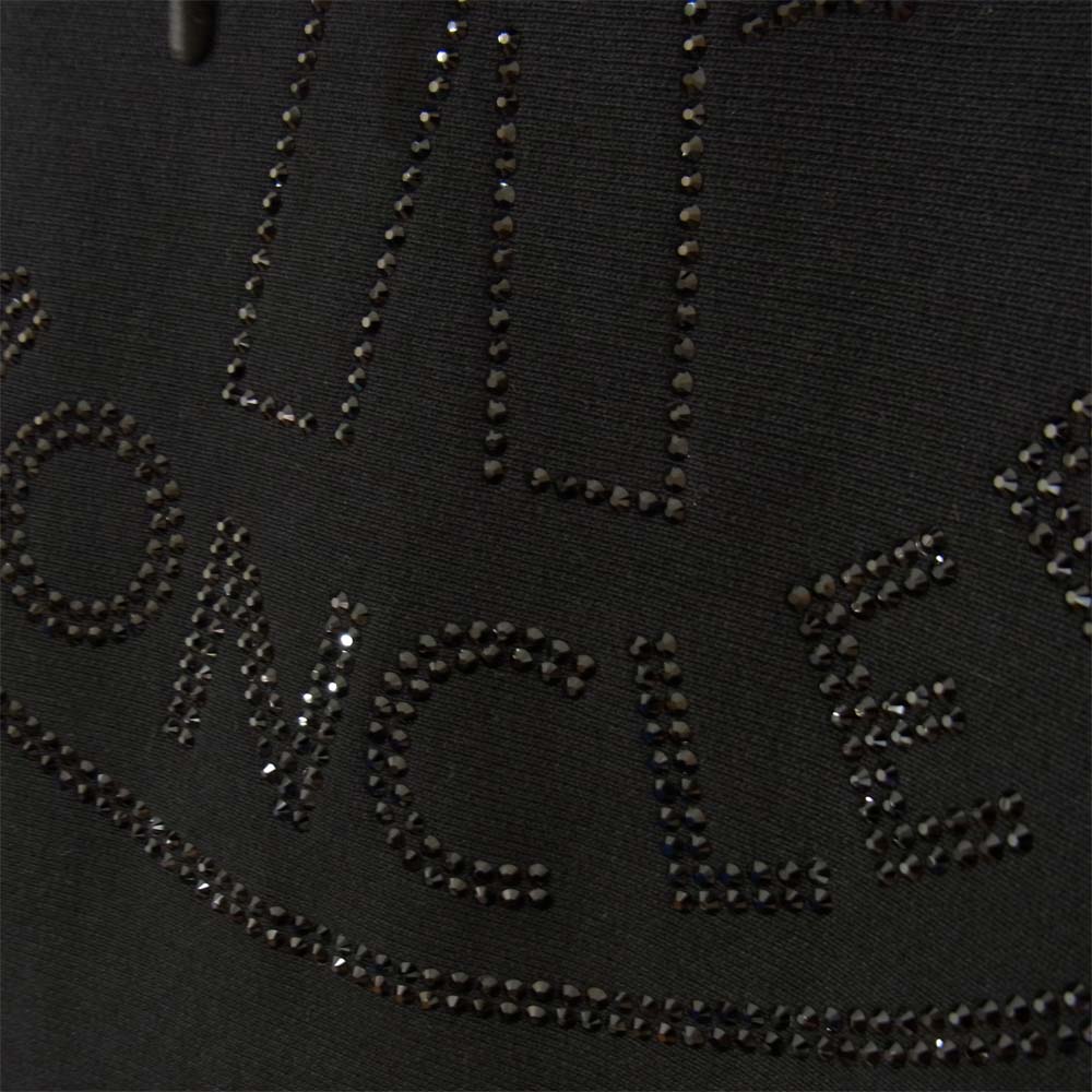 MONCLER モンクレール 19AW F20928G72240 GENIUS ジーニアス スワロフスキー プルオーバー フーディ ブラック系 M【中古】