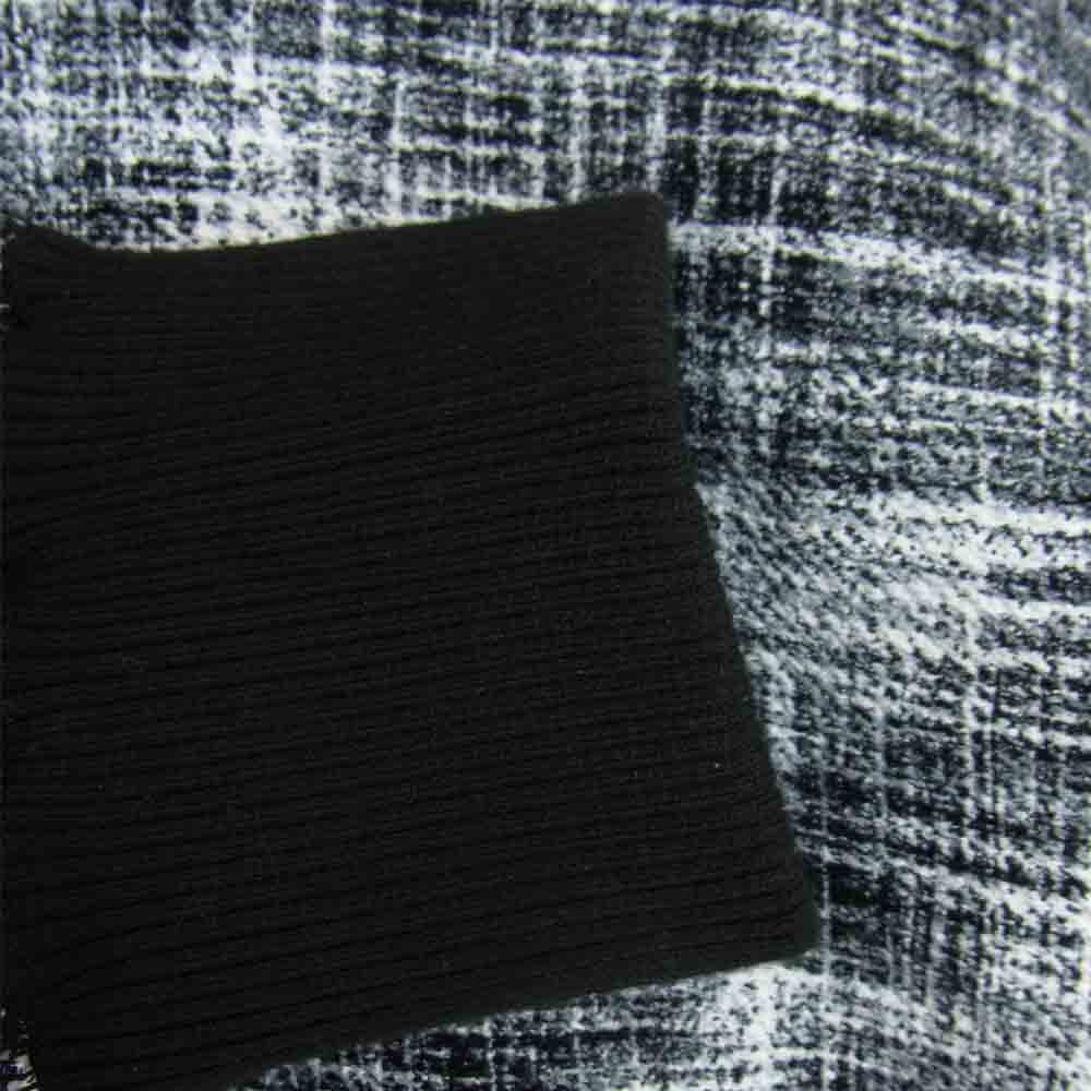 BACKBONE バックボーン WHITE PIGMENT CHECKED PRINT FRENCH TERRY HOODIE ホワイト ピグメント チェックド プリント フレンチテリー フーディー フルジップ パーカー ブラック系 S【美品】【中古】