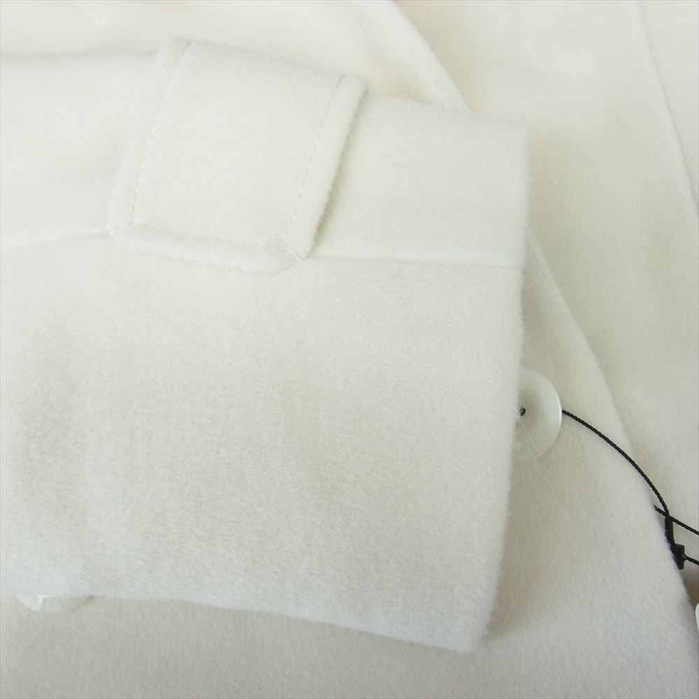 ロイヤルパーティー ダブルブレスト Aライン ベルテッド コート ホワイト系 M【新古品】【未使用】【中古】