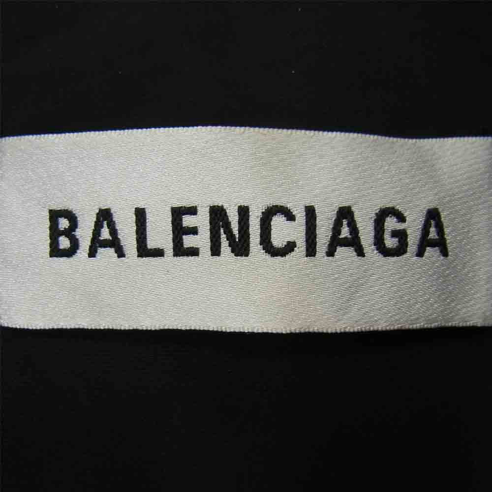 BALENCIAGA バレンシアガ 518205 TYD36 国内正規品 バックロゴ オーバーサイズ レイン ジャケット ブラック系 36【中古】