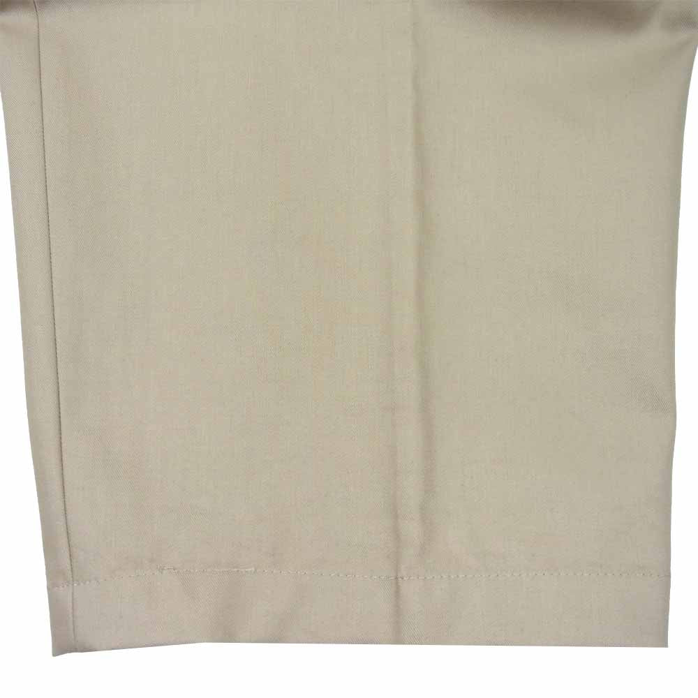 Alexander Wang アレキサンダーワン 国内正規品 ウエストロゴ サイドジップ ワイド チノパンツ ベージュ系【美品】【中古】