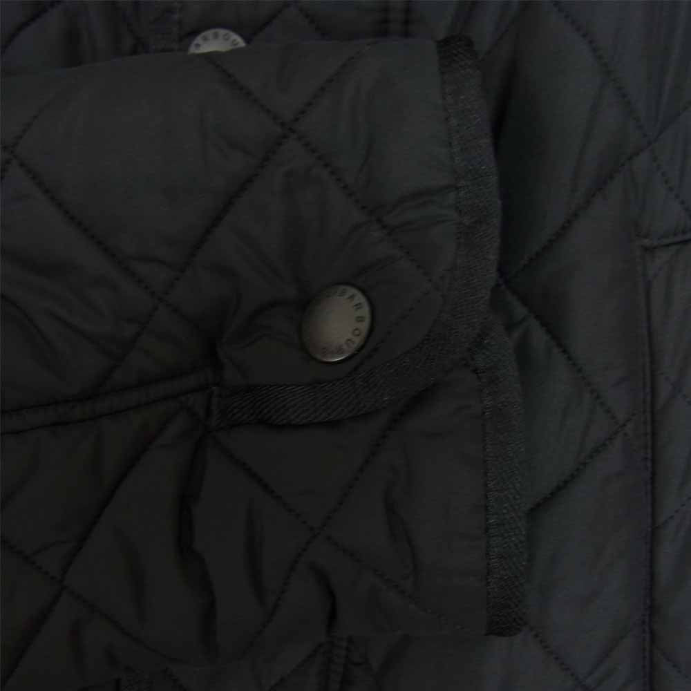 Barbour バブアー MQU0068BK11 BARDON QUILT JACKET 襟コーデュロイ キルティング ジャケット ブラック系 S【中古】