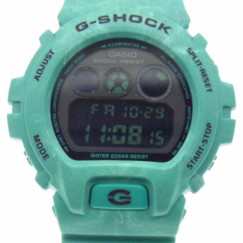 G-SHOCK ジーショック DW-6900WS-2 防水 クオーツ デジタル ターコイズ ブルー 腕時計 ライトブルー系【新古品】【未使用】【中古】