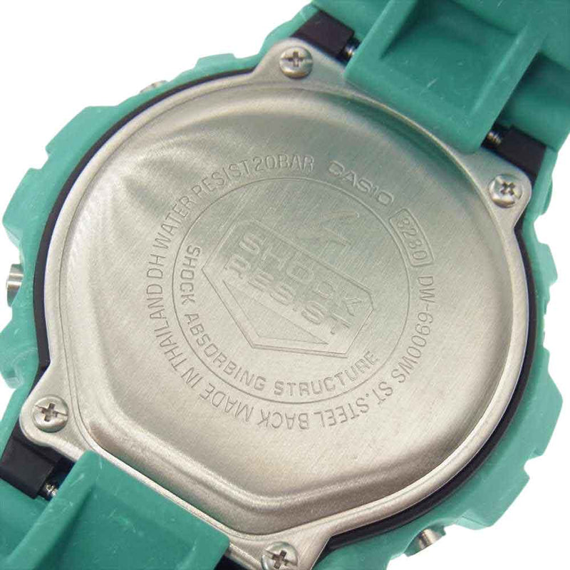 G-SHOCK ジーショック DW-6900WS-2 防水 クオーツ デジタル ターコイズ ブルー 腕時計 ライトブルー系【新古品】【未使用】【中古】