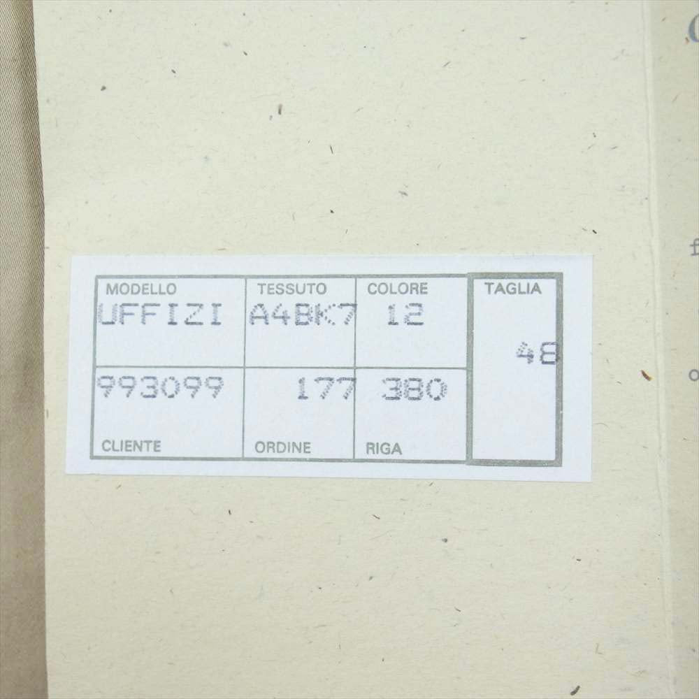 ジャブズ UFFIZI A4BK7 UFFIZI ウフィッチ 1プリーツ チノ トラウザーズ パンツ ベージュ系 48【極上美品】【中古】