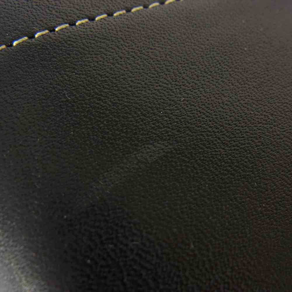 REDMOON レッドムーン NODATA ノーデータ レザー 二つ折り 財布 ブラック系【中古】