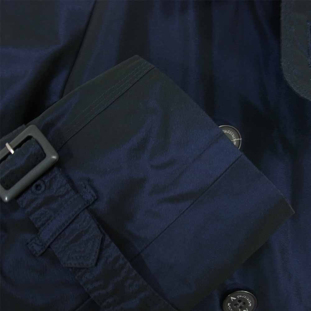 Aquascutum アクアスキュータム 1254080 着脱可能キルティングライナー付 トレンチコート ネイビー系 8【中古】