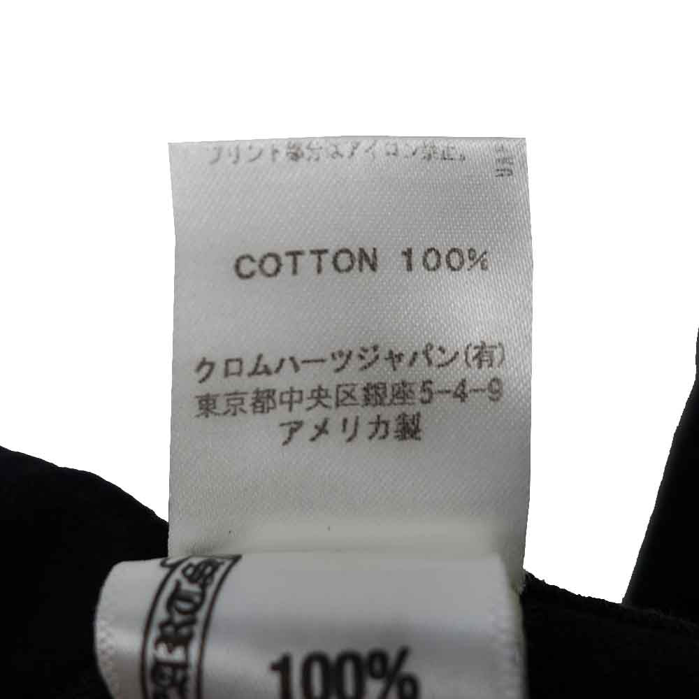 CHROME HEARTS クロムハーツ(原本無) 国内正規品 東京限定 CHプラス TOKYO バックプリント ポケット付 半袖Tシャツ ブラック系 S【中古】