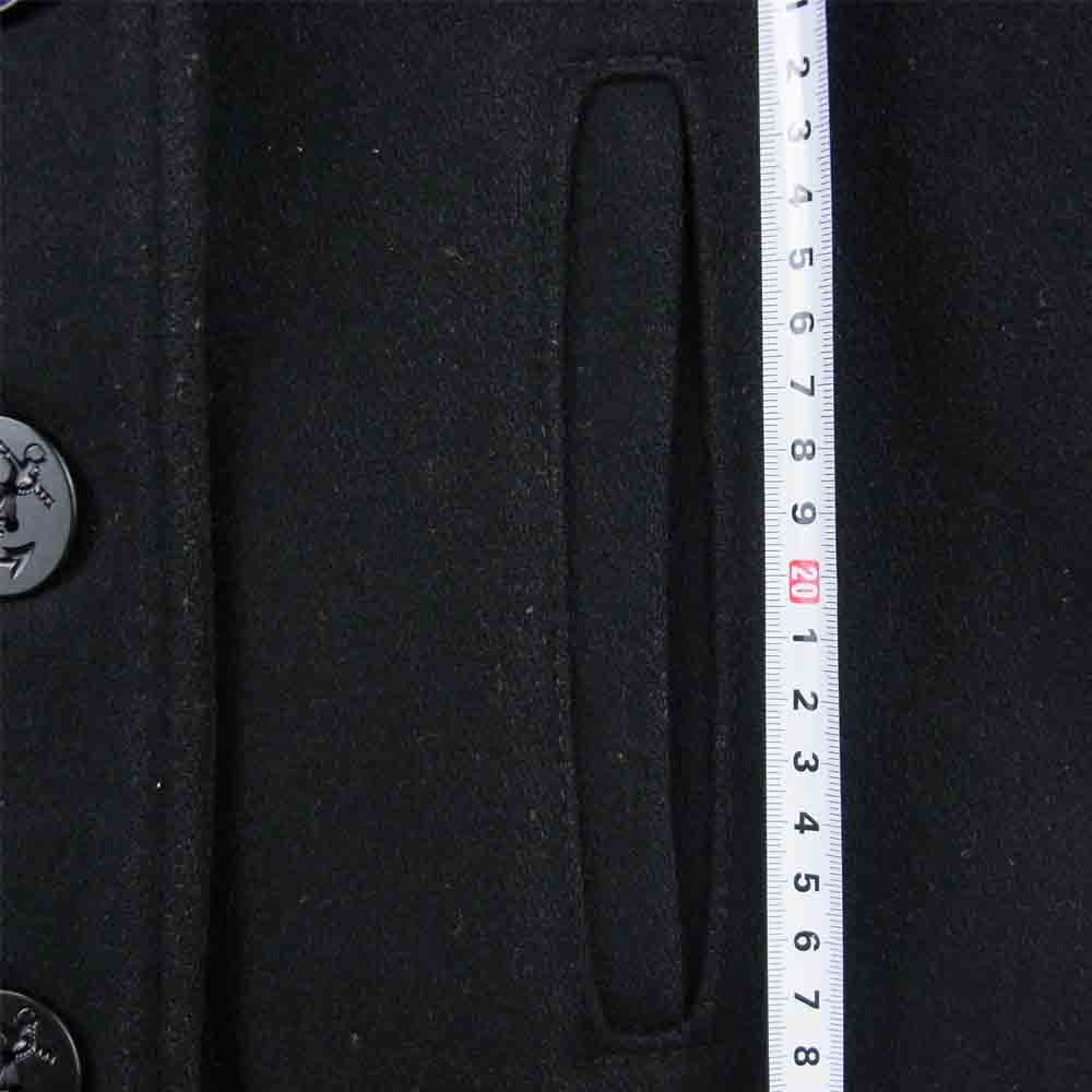 schott ショット 80s ウール Pコート ピーコート アメリカ製 ブラック系 18【中古】