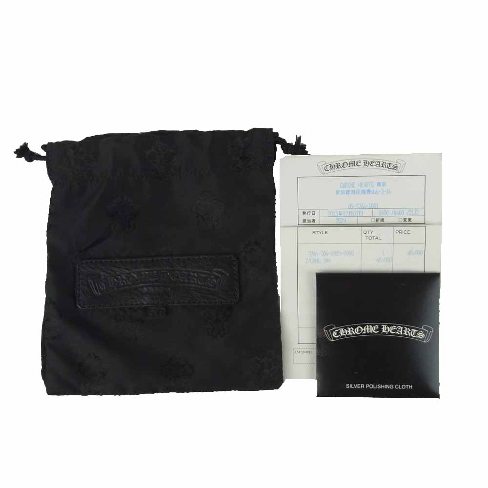 CHROME HEARTS クロムハーツ(原本有) 3?4 チェンジパース コインケース レザー ブラック系【中古】