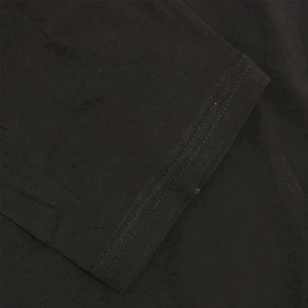 Yohji Yamamoto ヨウジヤマモト POUR HOMME プールオム HX-T03-070-3A 30/-ULTIMA PLAIN STITCH NEW ROUND NECK LONG SLEEVES ウルティマ ラウンドネック カットソー チャコール系 3【新古品】【未使用】【中古】