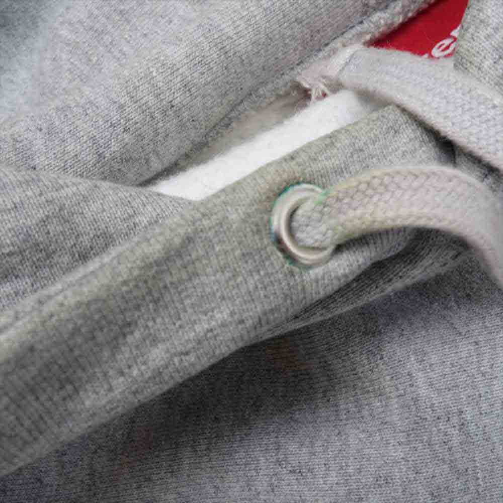 Supreme シュプリーム 12AW Box logo Hooded Sweatshirt ボックスロゴ フーデッド スウェット シャツ プルオーバー パーカー グレー系 S【中古】