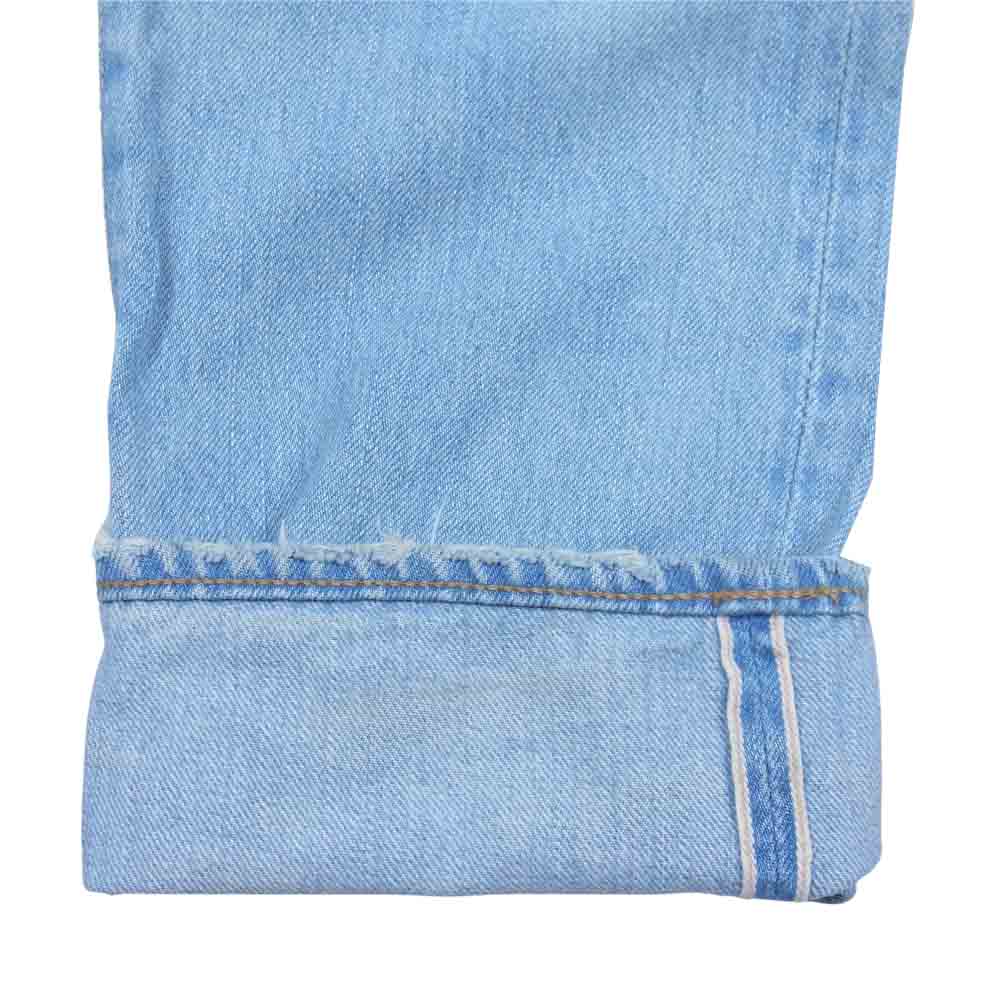 HYSTERIC GLAMOUR ヒステリックグラマー 0202AP01 NOBU リメイク ダメージ クラッシュ加工 デニムパンツ インディゴブルー系 28【中古】