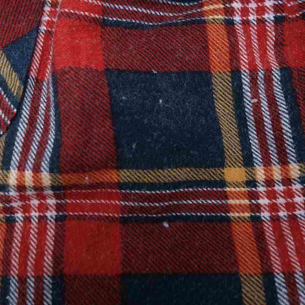 Supreme シュプリーム 17AW Independent Quilted Flannel Shirt キルト フランネル シャツ S【中古】