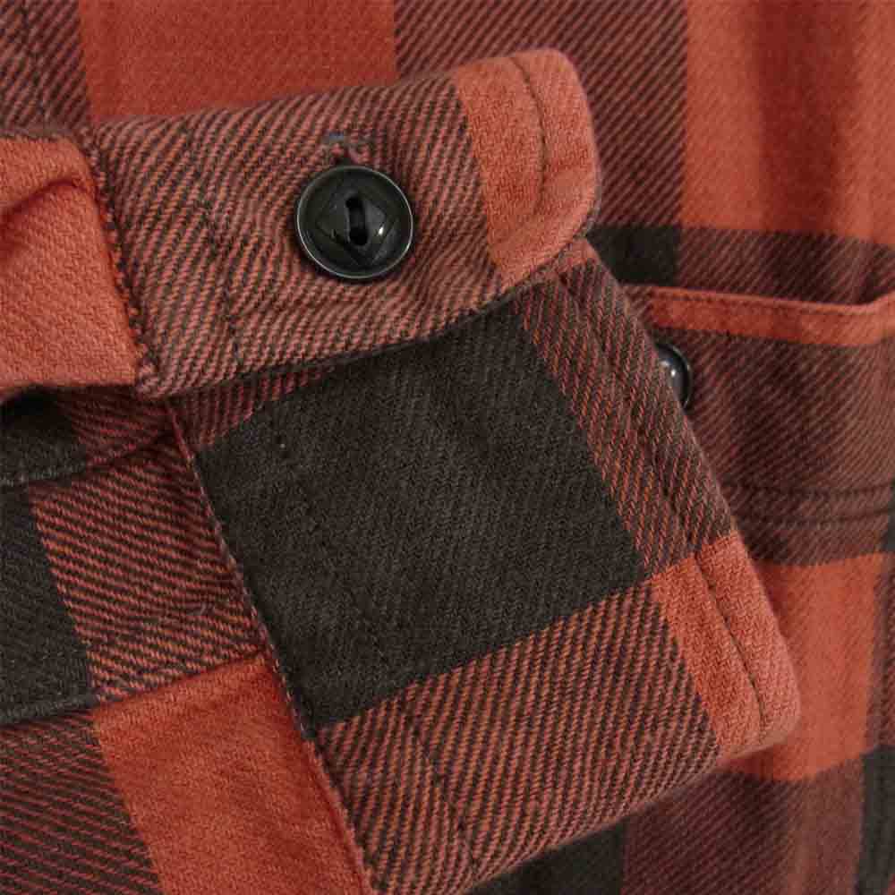 RRL ダブルアールエル 国内正規品 ブロック チェック ネルシャツ マチ付き レッド系 SP【中古】