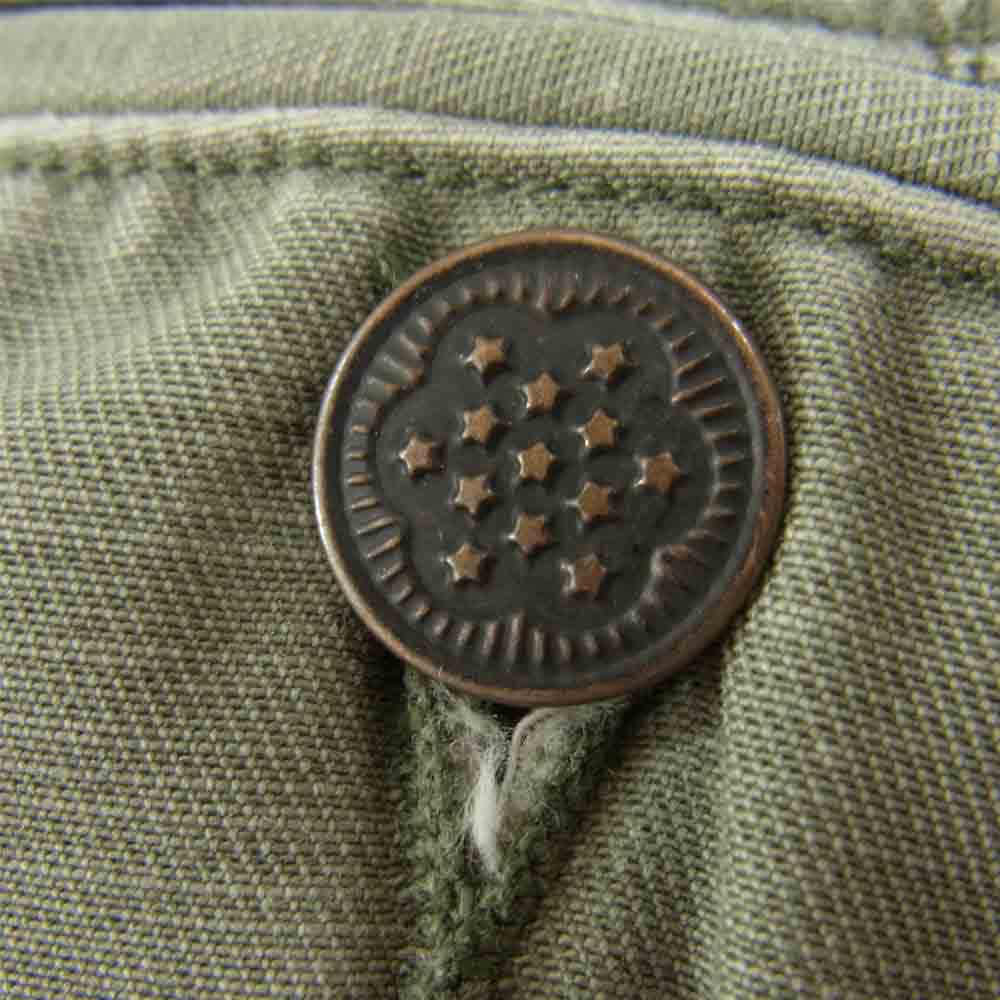RRL ダブルアールエル US STANDARD CHINO 13 Stars ヴィンテージ加工 スタンダード チノ ミリタリー トラウザーズ パンツ カーキ系 30【中古】