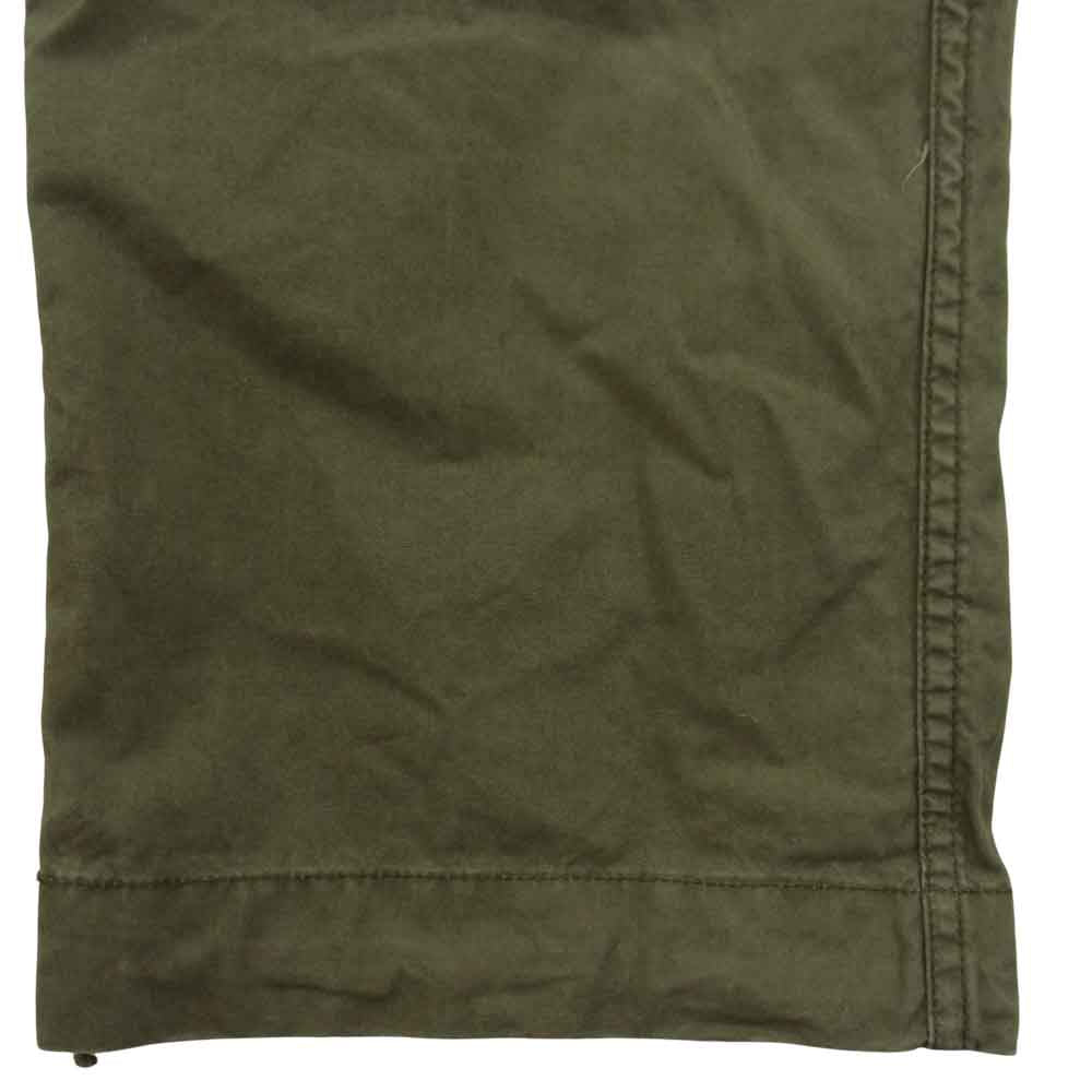 RRL ダブルアールエル Cotton Cargo Pants 6ポケット 加工 カーゴ パンツ カーキ系 34【美品】【中古】
