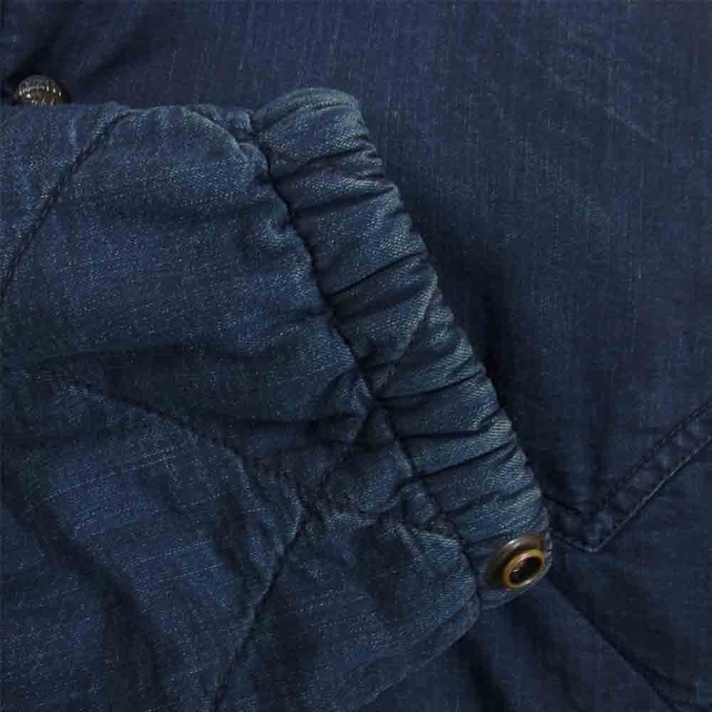 RRL ダブルアールエル 国内正規品 QUILTED RANCHER JACKET インディゴ キルティング ネイティブ ランチャー ジャケット ネイビー系 M【中古】
