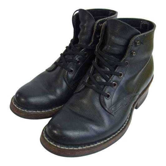 WHITE'S BOOTS ホワイツブーツ セミドレス レザー ブーツ ブラック系 7E【中古】