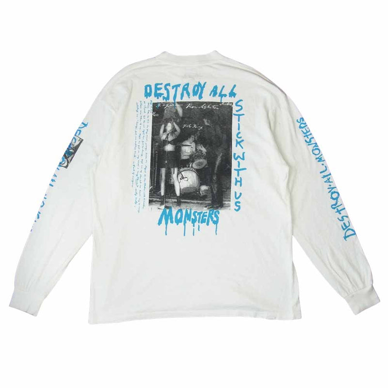 HYSTERIC GLAMOUR ヒステリックグラマー 06201CL01 DESTROY ALL MONSTERS/DIARY 1 Tシャツ XL【中古】
