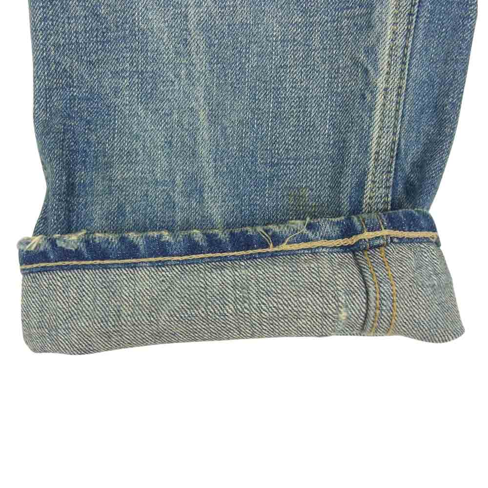 デンハム 国内正規品 RAZOR 4YJ 300本限定 JAPAN ARTISAN クラッシュ加工 デニムパンツ インディゴブルー系 30【中古】