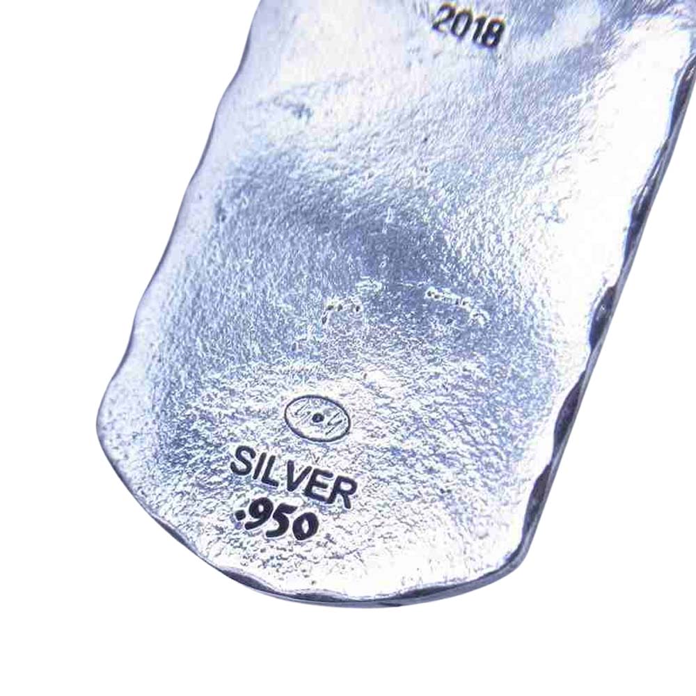 Yohji Yamamoto ヨウジヤマモト GOTHIC HA-A32-920-1-03 SILVER 950 DOG TAG PENDANT ドッグタグ シルバー系【中古】