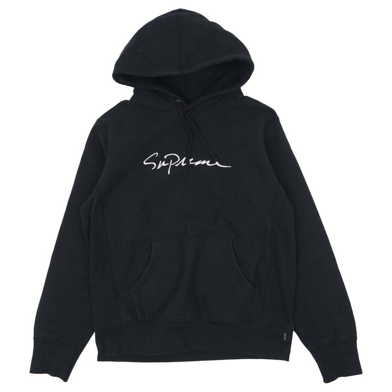 SUPREME 18aw classic script hooded