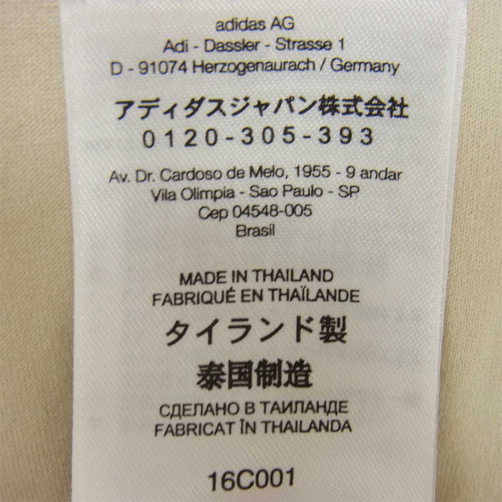 Yohji Yamamoto ヨウジヤマモト FJ0328 Y-3 ワイスリー Yohji Letters Short sleeve Tee 半袖 Tシャツ ベージュ系 M【中古】