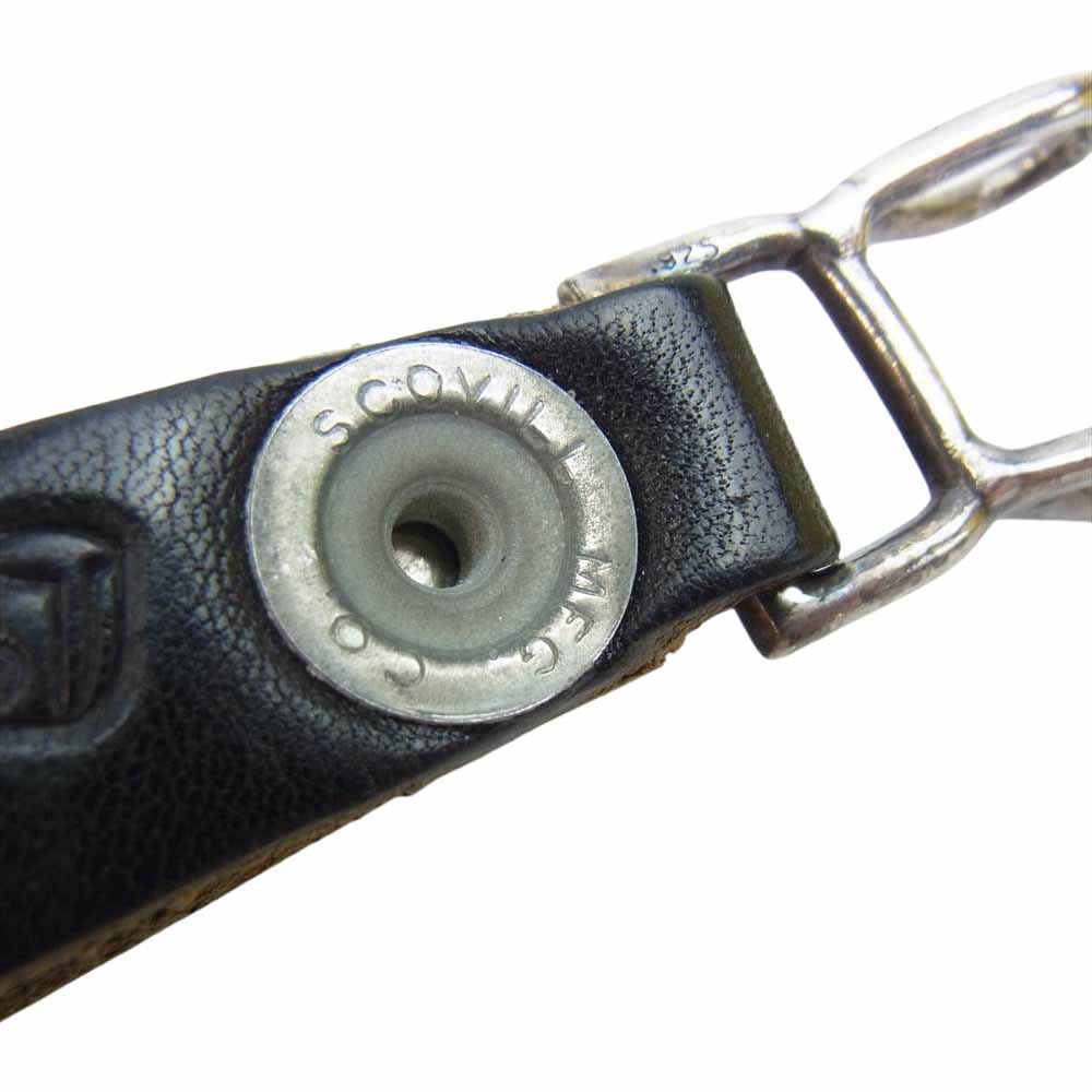 CHROME HEARTS クロムハーツ(原本無) BELT ROOP クロスボールボタン ベルトループ ブラック系【中古】