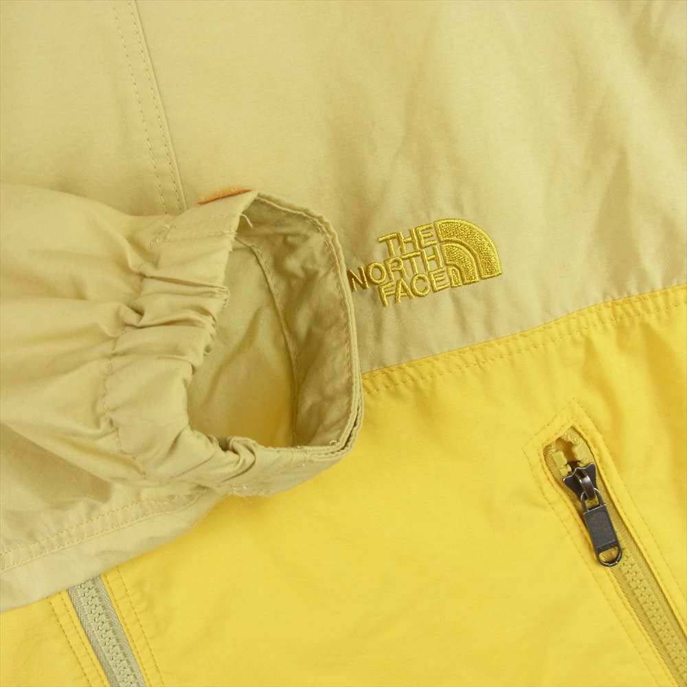 THE NORTH FACE ノースフェイス NPW71830 COMPACT JACKET コンパクト ジャケット ナイロン マウンテン パーカー イエロー系 XL【中古】