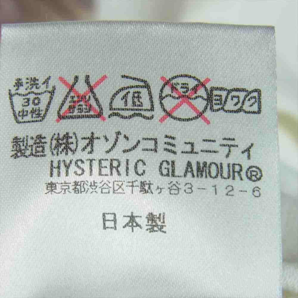 HYSTERIC GLAMOUR ヒステリックグラマー 1234CT07 プレイボーイ PLAY BOY LOVES STIE lo. ガールプリント 半袖 Tシャツ ホワイト系 M【中古】