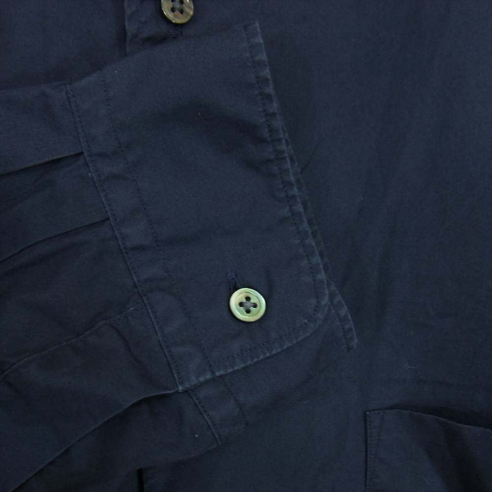 GRAPHPAPER グラフペーパー 20ss GM201-50092B Broad L/S Oversized Band Collar Shirt オーバーサイズ バンドカラー シャツ F【中古】
