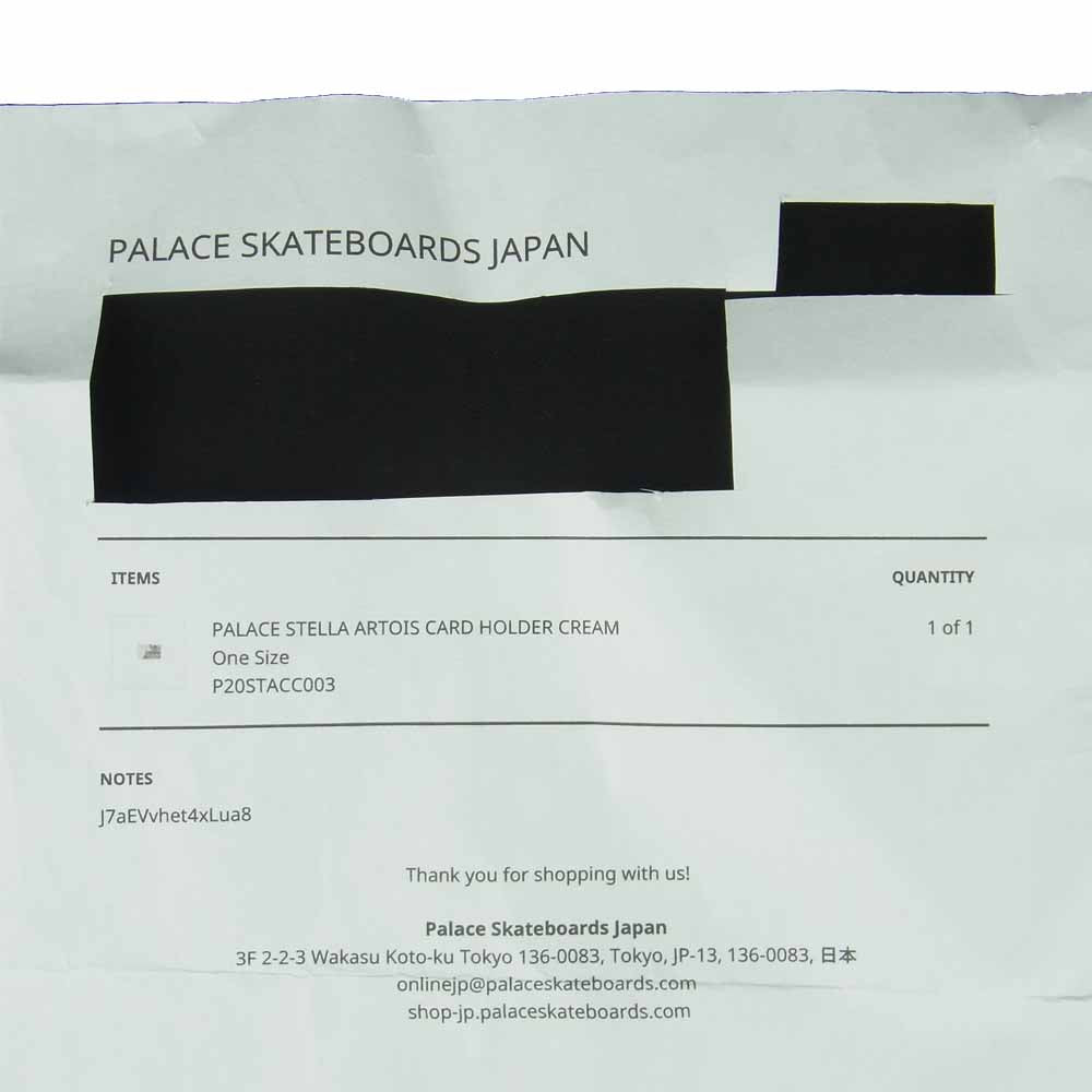 パラス STELLA ARTOIS ステラアルトワ P20STACC003 Card Holder カードホルダー カードケース ホワイト系【中古】