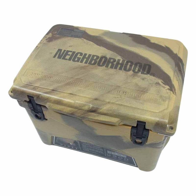 NEIGHBORHOOD ネイバーフッド 19SS NHIC.35QT P-COOLER BOX ICELAND COOLER BOX アイスランド  クーラーボックス カーキ系【中古】
