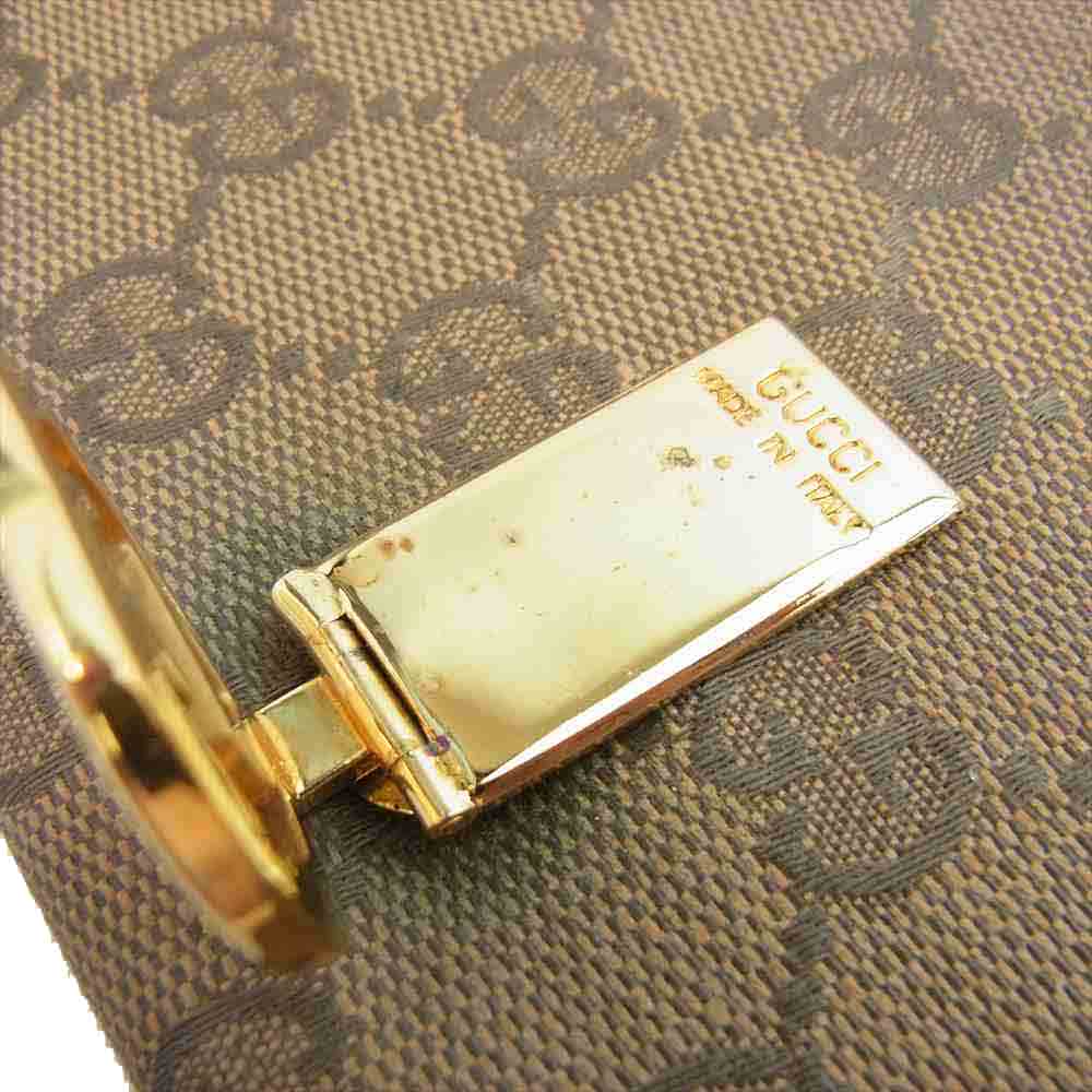 GUCCI グッチ オールド GGキャンバス 三つ折り 財布【中古】
