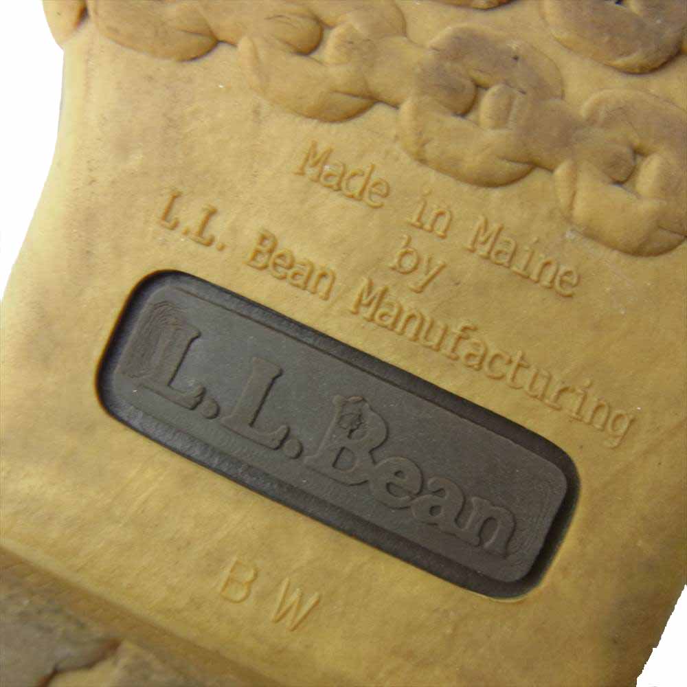 L.L.Bean エルエルビーン USA製 BEAN BOOTS 5ホール ビーン ブーツ ブラウン系 足入れ実寸サイズ24㎝【中古】