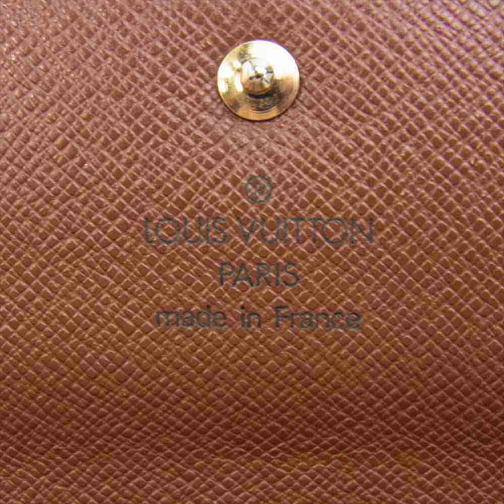 LOUIS VUITTON ルイ・ヴィトン M61725 モノグラム ポルト モネ クレディ ブラウン系【中古】