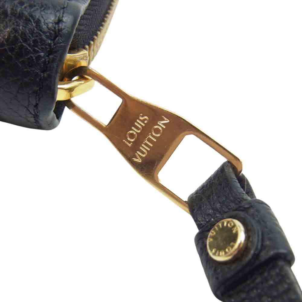 LOUIS VUITTON ルイ・ヴィトン M60571 モノグラム アンプラント ジッピー ウォレット ブラック系【中古】