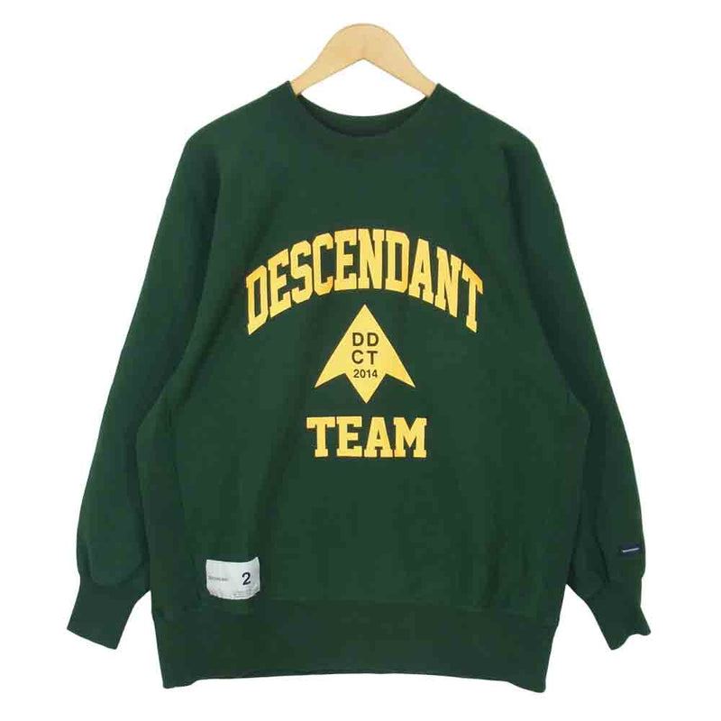 【人気デザイン】 Descendant ☆ ディセンダント　スウェット 刺繍ロゴ