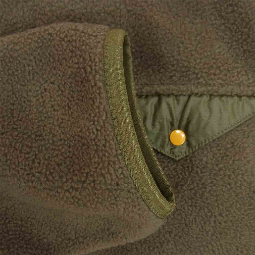 キャルオーライン 18AW CL182-064 LIGHT WEIGHT FLEECE CREW-NECK ライトウェイト フリース クルーネック プルオーバー カーキ系 L【中古】