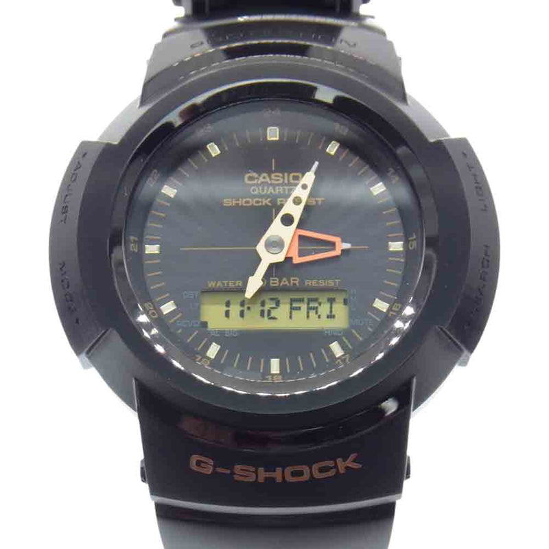 G-SHOCK ジーショック ユナイテッドアローズ別注 AWM?500 デジアナ クオーツ 腕時計 ブラック系【中古】