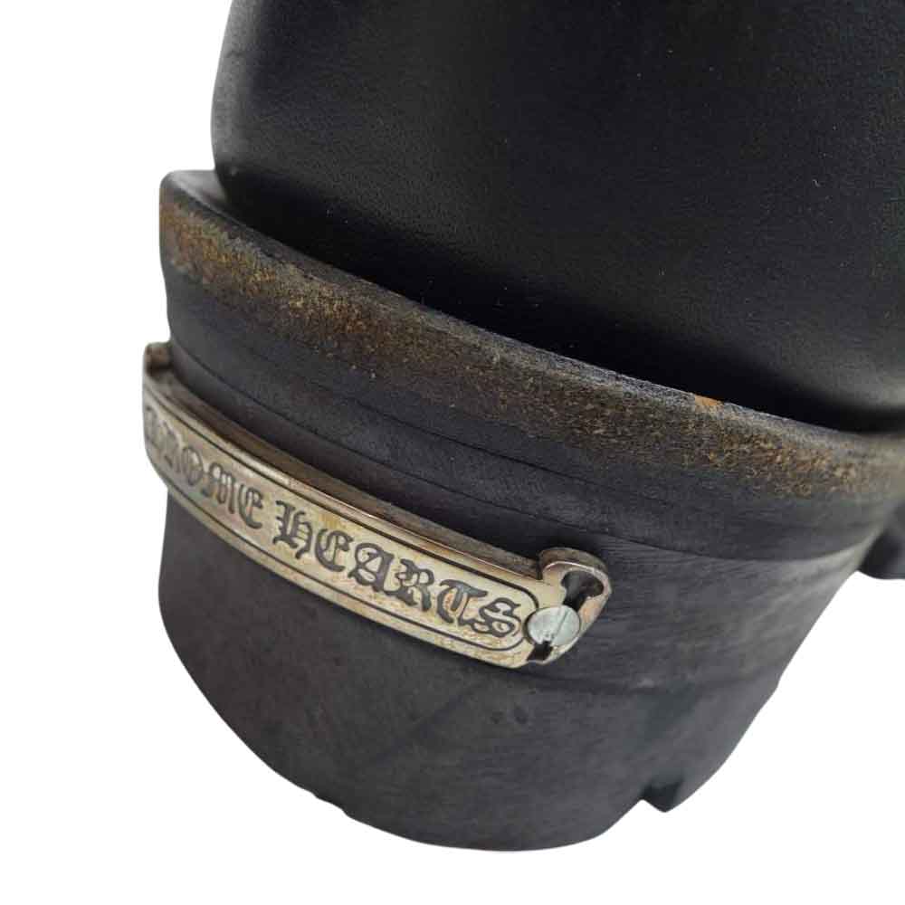 CHROME HEARTS クロムハーツ(原本無) × WESCO ウエスコ カスタムボス エンジニアブーツ ブラック系 8 1/2E【中古】